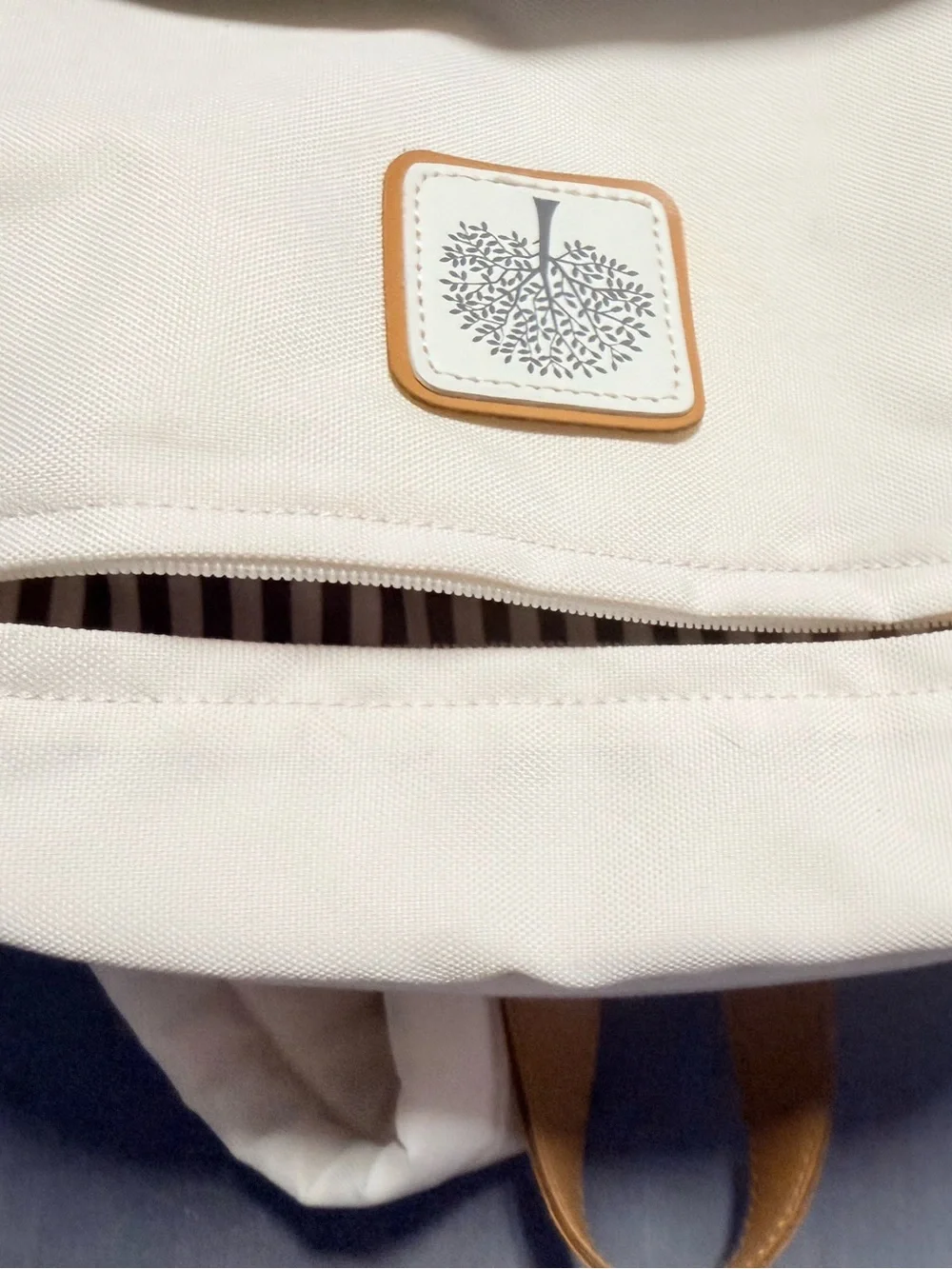 Parker Baby Co. Bag Diaper Backpack – Cream / Gray